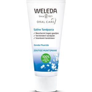 WELEDA - Tandpasta - Saline - Voordeelverpakking - 6x75ml - 100% natuurlijk
