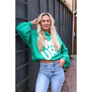 Amour hoodie | groen | one size