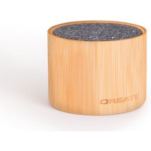 CREATE - SPEAKER MINI BAMBOO - Bluetooth-luidspreker - Bamboe