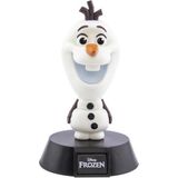 Disney - Frozen II - Mini-lamp - Zwart/Wit - Icon Light Olaf - Kunststof - Bedrukt - In Geschenkverpakking