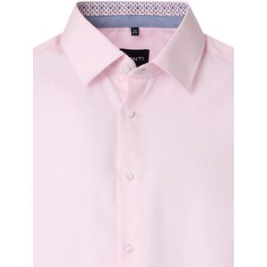 Roze Overhemd Heren Strijkvrij Modern Fit Venti - XXL