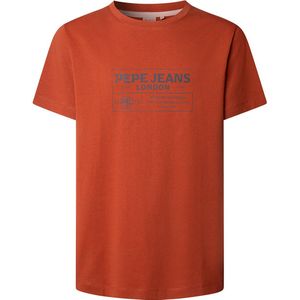 Pepe Jeans Tharky T-shirt Met Korte Mouwen Oranje L Man