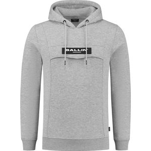 Ballin Amsterdam - Heren Slim fit Sweaters Hoodie LS - Grey - Maat XS
