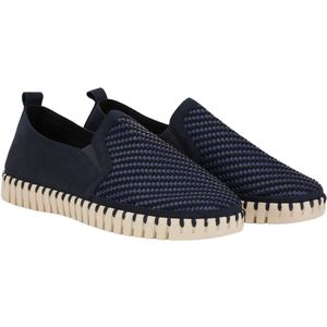 Ilse Jacobsen - Tulip - Instappers - Donkerblauw - Synthetisch Materiaal - EVA - Rubber