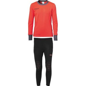 Uhlsport Score Keeperset Junior Fluor Rood-Grijs Maat 116