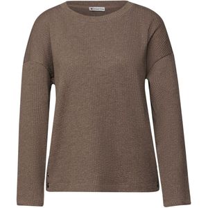 Street One - Dames Shirt - Bruin - Longsleeves