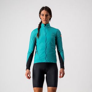 Castelli Unlimited W Puffy Jacket Turquoise Black