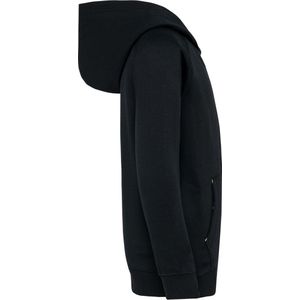 PROACT® Kinder fleece hoodie met rits PA386 - Black - 6/8 years (6/8 ans)