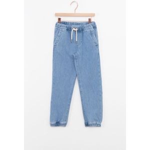 Sissy-Boy - Lichtblauwe denim pull on broek met aantrekkoorden