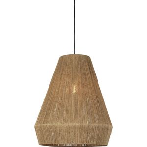 GOOD&MOJO Hanglamp Iguazu - Jute - Ø50cm - Scandinavisch,Bohemian - Hanglampen Eetkamer, Slaapkamer, Woonkamer