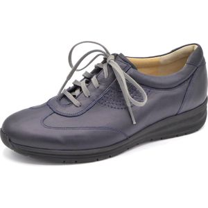 Durea Dames Veterschoen - 6127-4008 Donkerblauw - Wijdte G - Maat 4 (37)