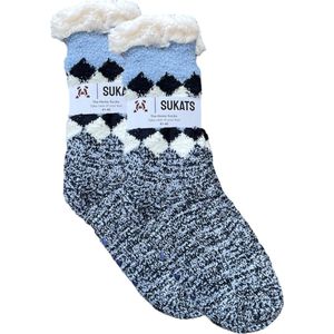 BLACK FRIDAY - Sukats® Huissokken - Homesocks - Maat 41-46 - Antislip Sokken - Fluffy Sokken - Huissokken Heren - Slofsokken - Variant 108 - Meerdere Maten en Varianten - Verwarmde Sokken