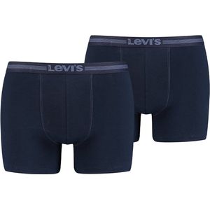 Levi's Lange short - 2 Pack 003 Blue - maat L (L) - Heren Volwassenen - Lyocell- 701203926-003-L