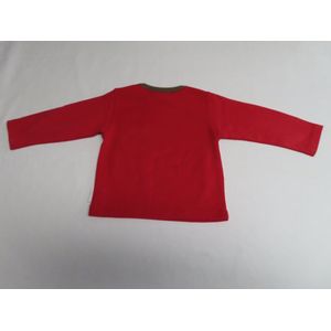 T-Shirt met lange mouw - Jongen - Rood , bruin - 6 maand 68