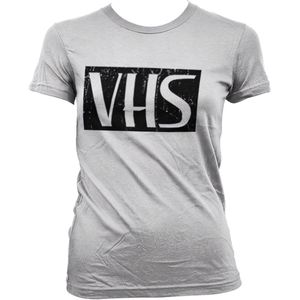 Hybris Damen Distressed Vhs Girly T-Shirt SH-5-15681-LFH1-4 White-S