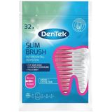 Dentek Slim Brush interdentale ragers ISO 1 - 0,45mm - Zonder Smaak - 32 Stuks