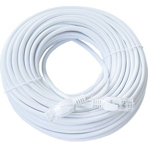 ValeDelucs Internetkabel 10 meter - CAT5e UTP Ethernet kabel RJ45 - Patchkabel LAN Cable Netwerkkabel - Wit