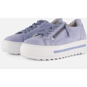 Gabor Sneakers blauw Suede - Dames - Maat 39