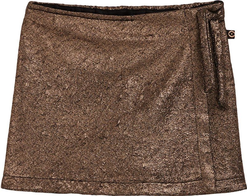 WE Fashion - Skort - Bronskleurig - Metallic Look