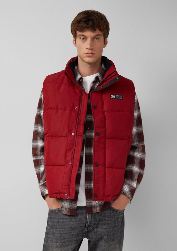 s.Oliver - Outdoor-Weste - Gewatteerd Gilet - Met Fleecevoering