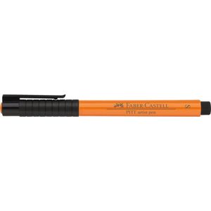 Tekenstift Faber-Castell Pitt Artist Pen S 113 oranje