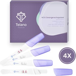 Telano - Premium - Zwangerschapstest - 4 Stuks - Gevoelig