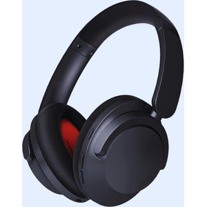 Draadloze Over-Ear Hoofdtelefoon Met Actieve Ruisonderdrukking - Bluetooth 5.4 En LDAC - 100 Uur Speeltijd En Heldere Gesprekken (Zwart)