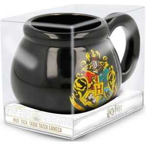 Storline Harry Potter Mok/beker 3D Hogwarts Zwart