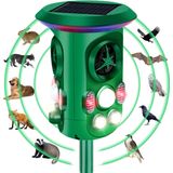 Fleau Garden Ultrasone Kattenverjager 360° op Zonneenergie - Kattenschrik - Marterverjager - Muizenverjager - Dierenverjager Outdoor - PRO+