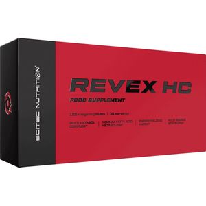 Scitec Nutrition - Revex-HC (120 capsules) - Fatburner - Afvallen - Vetverbrander - Afslankpillen