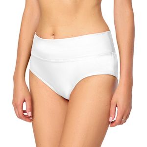 Bellivalini Dames Zwembroek - Bikinibroekje - Elastische tailleband - Polyamide & Elastaan – Zwart – XXL - BLV-VR-Brief-5