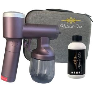 Natural Tan - Spray Tan Machine - Starterspakket Cordless Natural Tan thuis tannen - Brons - Fast Tan