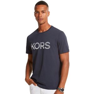 Michael Kors Shirt met logo T-- Navy