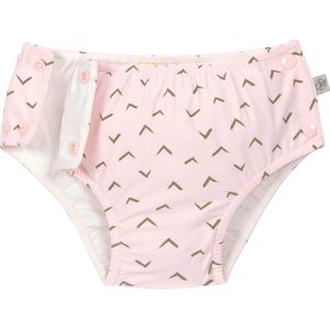 Lässig Zwembroekje met luier en drukknopen Splash & Fun Jags light pink, 07-12 mnd. Maat 74/80