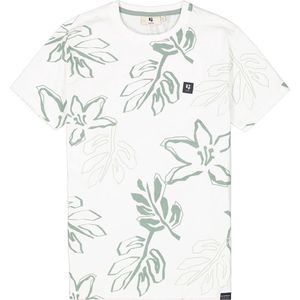 Garcia T-shirt T Shirt Met Print R41208 50 White Mannen Maat - L