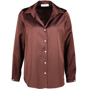 Amélie & Amélie, Dames, Blouses & Shirts, Rood, Maat: XS