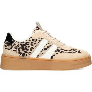 POSH by Poelman - Lilly - Sneakers - Beige/Zwart - Platte Zool