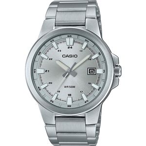 Casio Casio Collection MTP-E173D-7AVEF Horloge - Staal - Zilverkleurig - Ø 41 mm