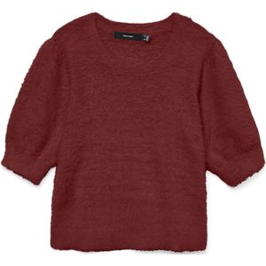 Vero Moda Trui Vmalina 2/4 O-neck Pullover Boo 10310834 Syrah Dames Maat - L