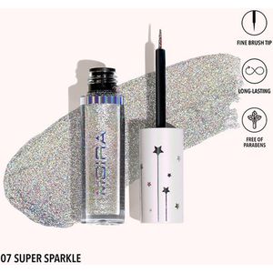 Moira Glitter Glitter Liner - 07 - Super Sparkle - VEGAN - Korean Beauty - Eyeliner - 2.5 ml