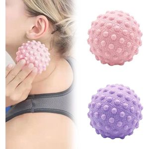 Massagebal set - voetmassage ballen - gymnastiekbal - fitness massagebal - gereedschap voor plantaire fasciitis - yoga gezondheidsbal - spierroller - rouleau massage piramide 2 stuks - fitness massageapparaten