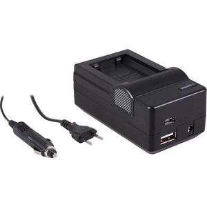 Huismerk 4-in-1 Acculader voor Sony NP-FW50 - Compact en Licht