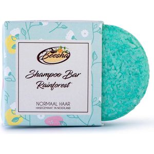Beesha Shampoo Bar Rainforest | 100% Plasticvrije en Natuurlijke Verzorging | Vegan, Sulfaatvrij en Parabeenvrij | CG Proof
