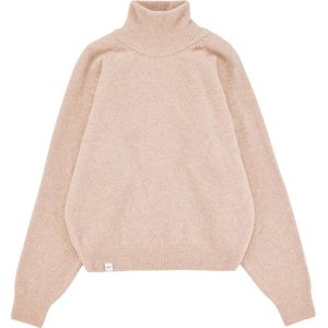 Makia - Sara Knit - Gebreide Trui - Beige - Hoge Hals