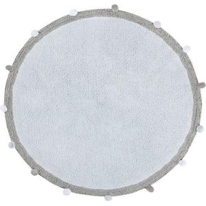 Lorena Canals - Vloerkleed Bubbly Soft Blue - 120 diameter