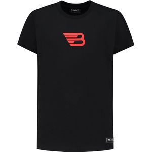 Ballin Amsterdam - Jongens Loose Fit T-shirts Crewneck SS - Black - Maat 8