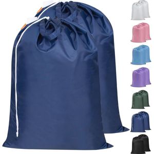 Extra grote zware waszak met scheurbestendig stof en handgrepen