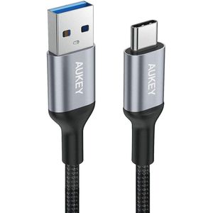 USB-C kabel Aukey - Zwart - 1 Meter
