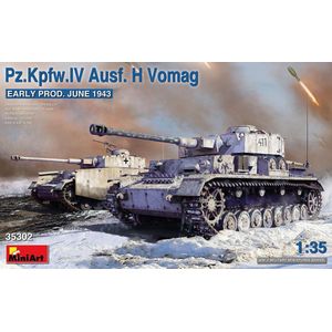 1:35 MiniArt 35302 Pz.Kpfw.IV Ausf. H Vomag. EARLY PROD. JUNE 1943 Plastic kit
