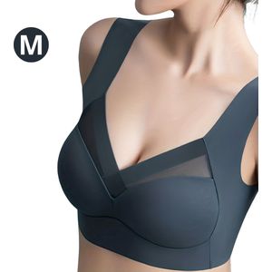 Bovista BH Zonder Beugel - Zonder Bandjes - Push-up Bh's - Comfort Bh - Marineblauw M